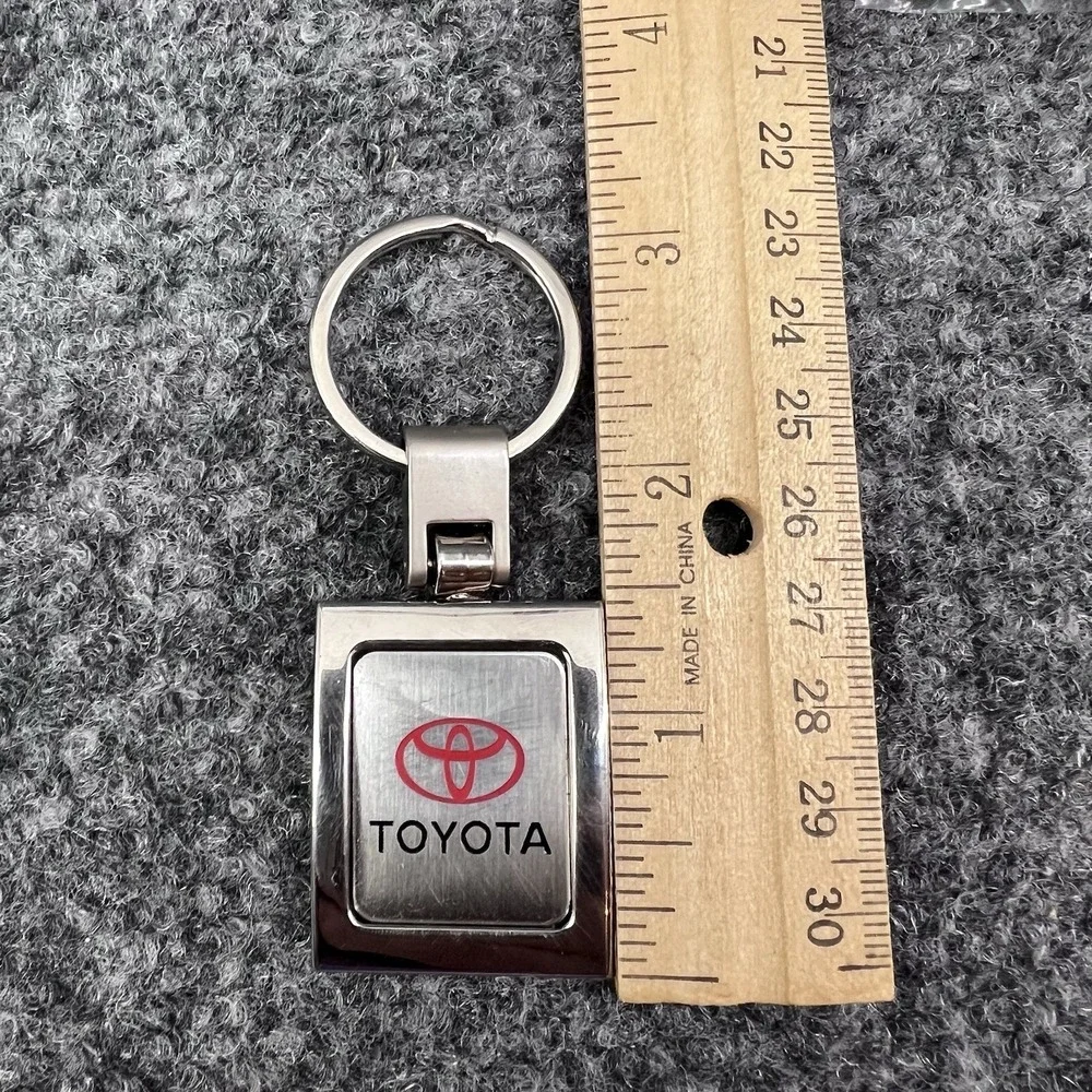 Toyota Of N Charlotte Dealership Keychain Promo Tag Stainless Steel Metal NC
